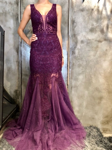 Vestido Morado 461