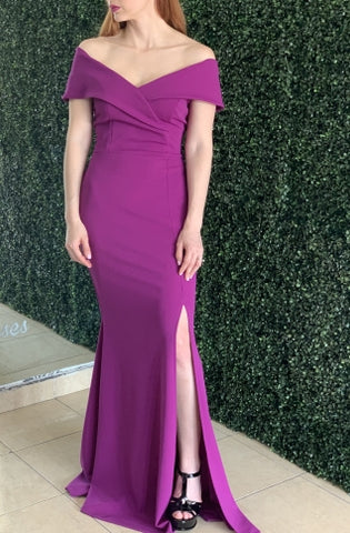 Vestido Morado 687